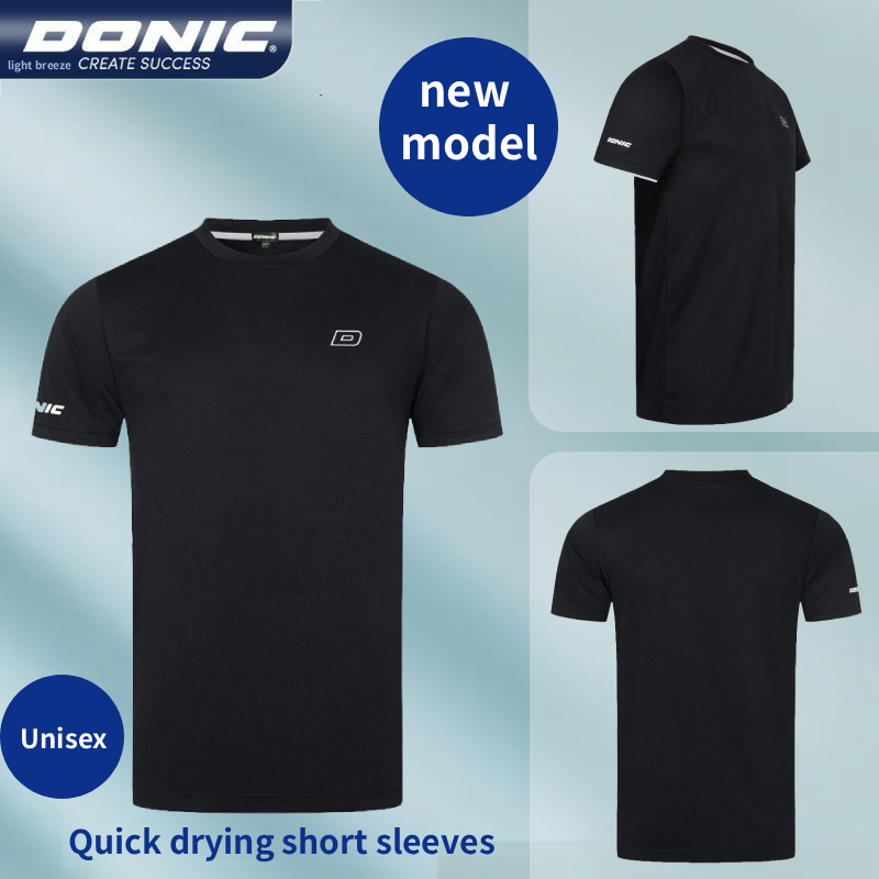 Table Tennis Uniform - Otantik DONIC Masa Tenisi Üniforması Siyah
