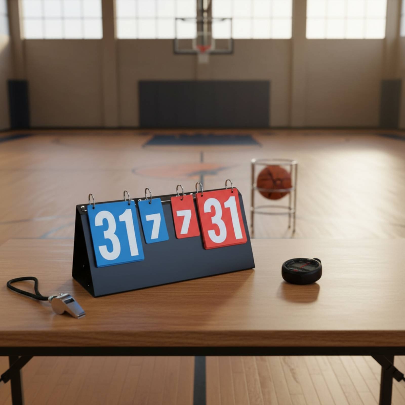 Table Tennis Scoring - Taşınabilir Çevirmeli Skor Tahtası Çok Amaçlı