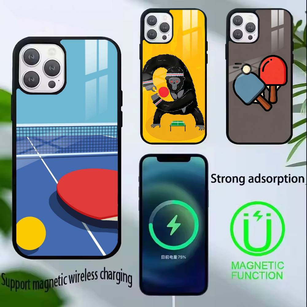Table Tennis Quotes - Yeni Masa Tenisi Karikatürlü Telefon Kılıfı