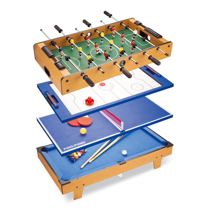 Table Tennis Games - 4'ü 1 Arada Mini Oyun Masası,