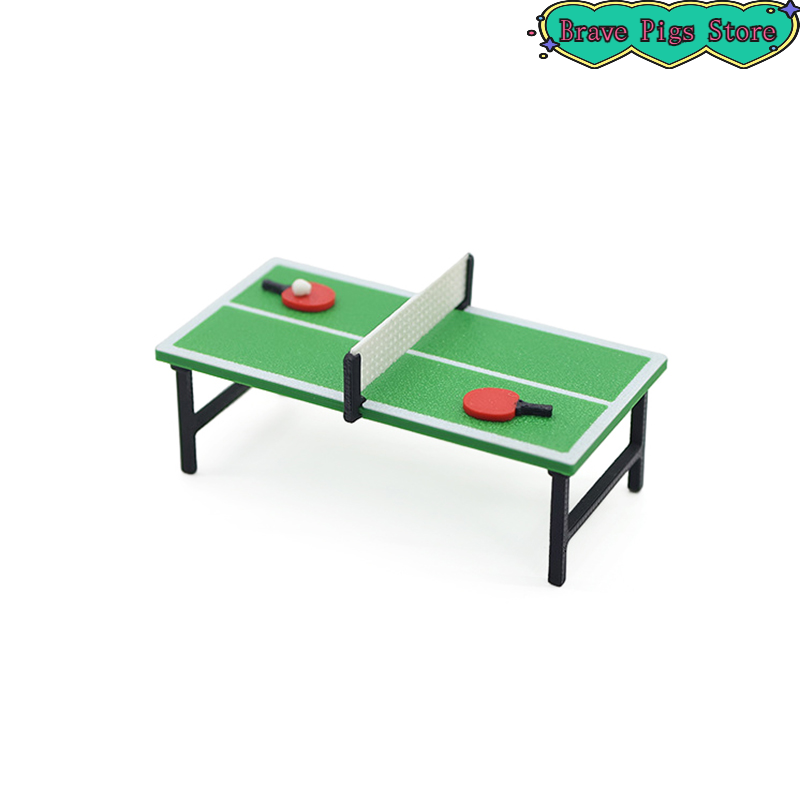 Table Tennis For Sale - 1:12 Minyatür Masa Tenisi Raket Modeli