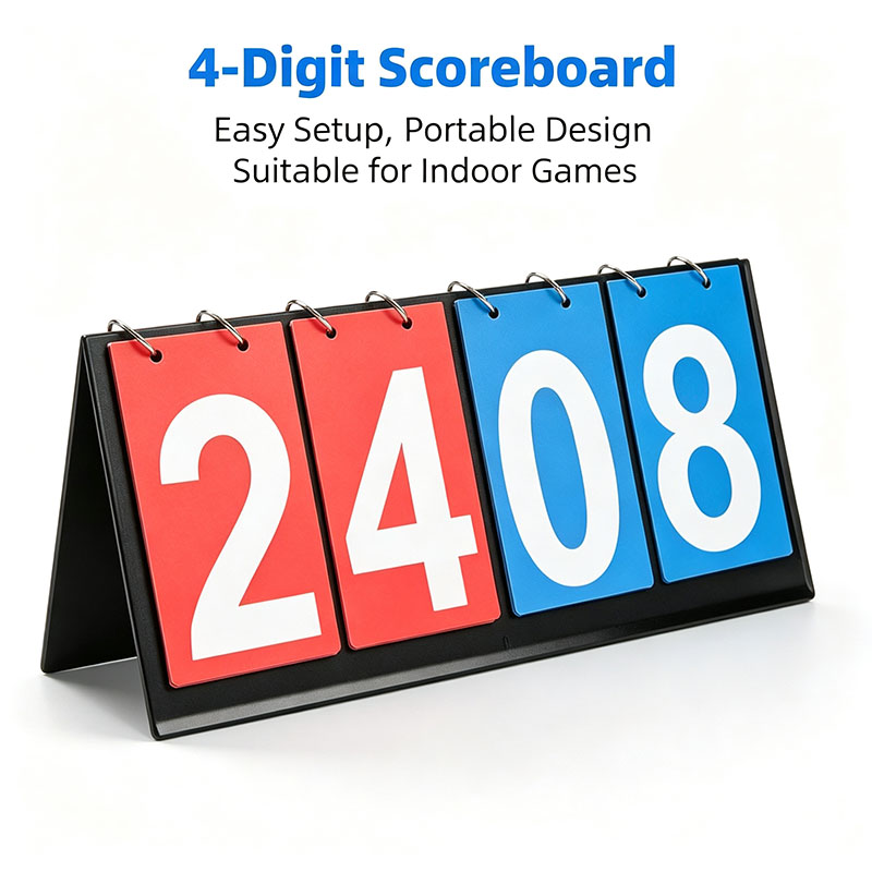 Table Tennis Scoring - 4 Haneli Çevirmeli Skor Tahtası, Masa