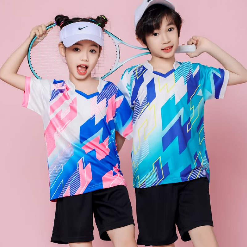 Table Tennis Uniform - Yeni erkek tişörtleri kadın çabuk kuruyan