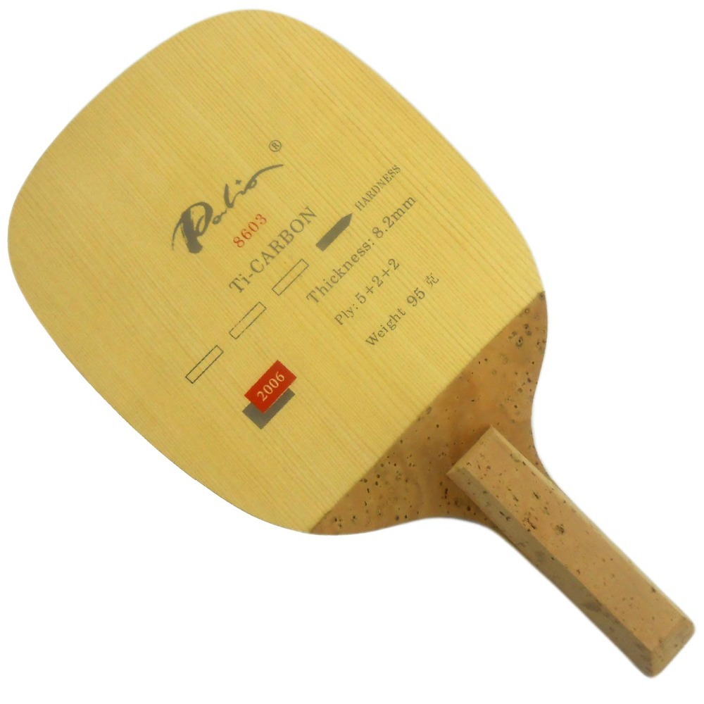 Table Tennis Forehand Rubber - PALIO 8603 karbon titanyum masa tenisi