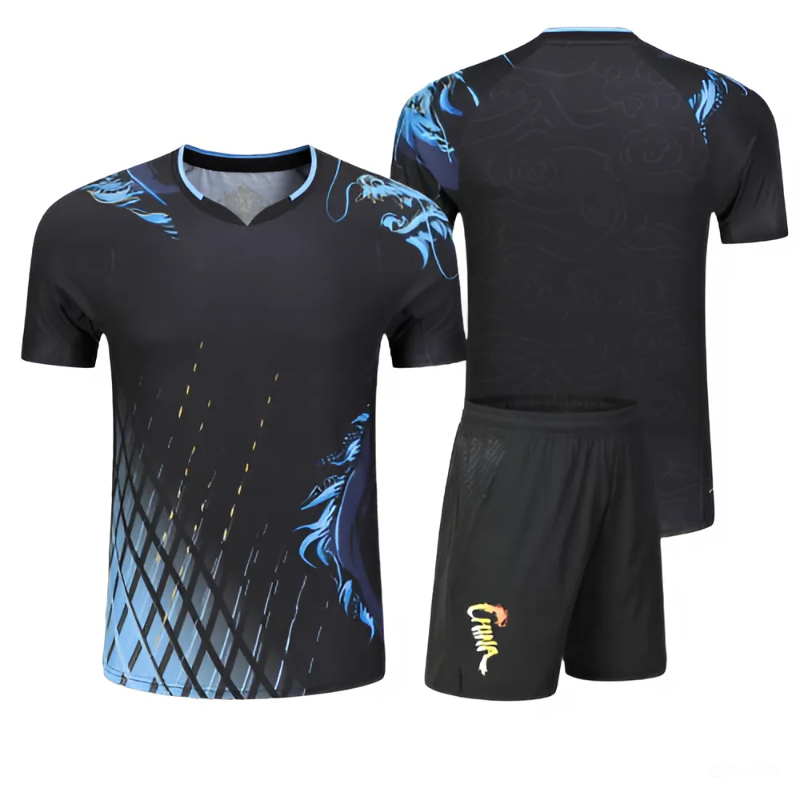 Baskı Badminton tenis erkek t- - Table Tennis Uniform incelemesi ve fiyatı