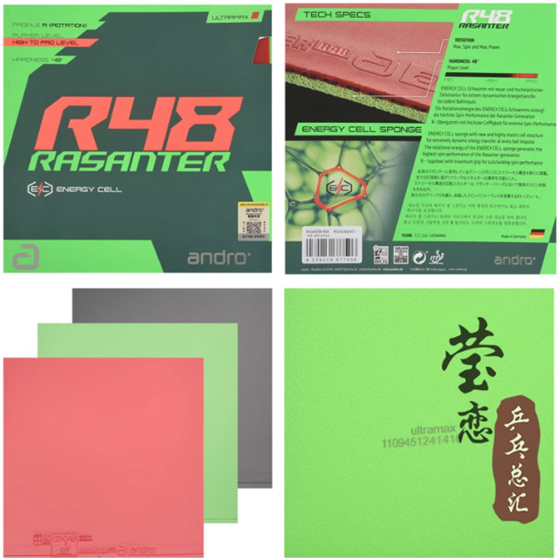 Andro Rasanter R45 47 50 C45 4 - Table Tennis For Sale incelemesi ve fiyatı
